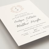 "French Roses" - Wedding Invitations in Blush by 2birdstone - Close-Up