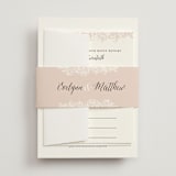 "French Roses" - Wedding Invitations in Blush by 2birdstone - Assembled
