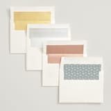 "Modern Crest" - Wedding Invitations in Sea by Kristen Smith - Envelope Liner Options