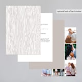 "Rustic Grain" - Wedding Invitations in Ashwood by Oma N. Ramkhelawan - Back of Card