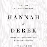 "Rustic Grain" - Wedding Invitations in Ashwood by Oma N. Ramkhelawan - Close-Up
