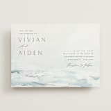 "At Sea" - Wedding Invitations in Sky by Nicoletta Savod - Front