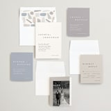 "The Minimalist" - Wedding Invitations in Air by lulu and isabelle - Invitation Suite