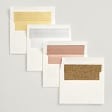 "Floral mosaic" - Wedding Invitations in Sand by GeekInk Design - Envelope Liner Options