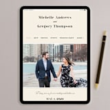 "Big Date" - Wedding Invitations in Ivory by Anastasia Makarova - FREE Wedding Website