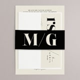 "Big Date" - Wedding Invitations in Ivory by Anastasia Makarova - Assembled
