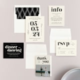 "Big Date" - Wedding Invitations in Ivory by Anastasia Makarova - Invitation Suite