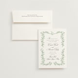 "Romantic Garden" - Wedding Invitations in Mint by Melinda Denison - Invitation with Envelope
