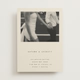 "Nonnette" - Wedding Invitations in Vanilla by Blustery August - Front