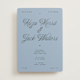 "Cheers" - Wedding Invitations in Sky by Blustery August - Front