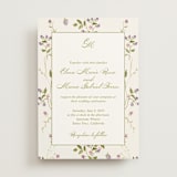 "Wild Berry Watercolor" - Wedding Invitations in Cream by Nicole Dragomir - Front