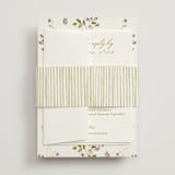 "Wild Berry Watercolor" - Wedding Invitations in Cream by Nicole Dragomir - Assembled with Belly Band