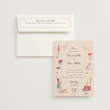 "Velvet Cherry" - Wedding Invitations in Cherry by Sarah Rosenthal - Invitation with Envelope