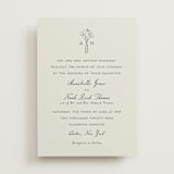 "Pair of Calla Lilies" - Wedding Invitations in Sage by Leah Bisch - Front