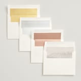 "Love Note" - Wedding Invitations in Ecru by AK Graphics - Envelope Liner Options
