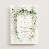 "Lush Greenery" - Wedding Invitations in Fresh Green by Phrosné Barwood - Front