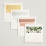 "Lush Greenery" - Wedding Invitations in Fresh Green by Phrosné Barwood - Envelope Liner Options