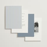 "Boston Toile" - Wedding Invitations in Marine by Jenna Holcomb - Back of Card Options