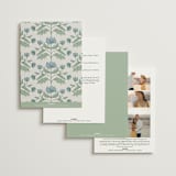 "Botanical" - Wedding Invitations in Garden by Kelly Watkins - Back of Card Options