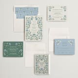 "Botanical" - Wedding Invitations in Garden by Kelly Watkins - Invitation Suite