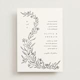 "Floral Cascade" - Wedding Invitations in Alpine by Pixel and Hank - Front