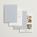 "East Coast Lighthouse" - Wedding Invitations in Snow by Becky Nimoy - Back of Card Options
