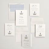 "East Coast Lighthouse" - Wedding Invitations in Snow by Becky Nimoy - Invitation Suite
