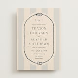 "nautical nuptials" - Wedding Invitations in Sea Breeze by Rebecca Durflinger - Front