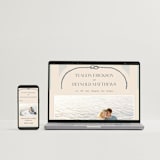 "nautical nuptials" - Wedding Invitations in Sea Breeze by Rebecca Durflinger - FREE Wedding Website