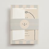 "nautical nuptials" - Wedding Invitations in Sea Breeze by Rebecca Durflinger - Assembled with Belly Band