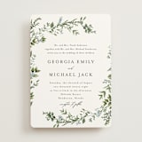 "Romantic Florals" - Wedding Invitations in Coast by Susan Moyal - Front