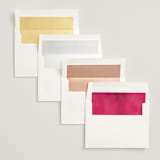 "Romantic Florals" - Wedding Invitations in Peony by Susan Moyal - Envelope Liner Options