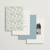 "Hydrangea Vine" - Wedding Invitations in Coastal by Susan Moyal - Back of Card Options