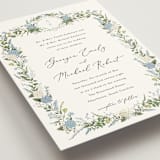 "Hydrangea Vine" - Wedding Invitations in Coastal by Susan Moyal - Detail