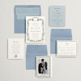 "Hydrangea Vine" - Wedding Invitations in Coastal by Susan Moyal - Invitation Suite