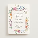 "Floral Pop" - Wedding Invitations in Tropical by Itsy Belle Studio - Front
