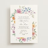 "Floral Pop" - Wedding Invitations in Tropical by Itsy Belle Studio - Front