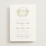 "Avalon" - Wedding Invitations in Chiffon by Everett Paper Goods - Front