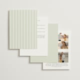 "Avalon" - Wedding Invitations in Chiffon by Everett Paper Goods - Back of Card Options