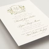 "Avalon" - Wedding Invitations in Chiffon by Everett Paper Goods - Detail