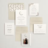 "Daphne" - Wedding Invitations in Sepia by Itsy Belle Studio - Invitation Suite