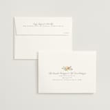 "Chelsea" - Wedding Invitations in Hibiscus by Everett Paper Goods - FREE Recipient Addressing