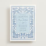 "Porcelain Floral" - Wedding Invitations in Porcelain by Elly - Front