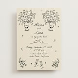 "Roses" - Wedding Invitations in Vanilla by Ani Somi - Front