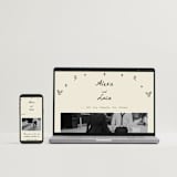 "Roses" - Wedding Invitations in Vanilla by Ani Somi - FREE Wedding Website