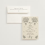 "Roses" - Wedding Invitations in Vanilla by Ani Somi - Invitation with Envelope