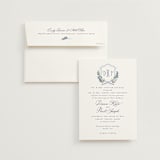 "Lavender" - Wedding Invitations in Tuscany by Claudia Orengo - Invitation with Envelope