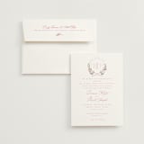 "Lavender" - Wedding Invitations in Jasper by Claudia Orengo - Invitation with Envelope