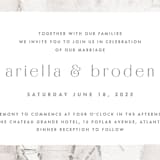 "Winter Birch" - Wedding Invitations in Natural by Melanie Severin - Close-Up