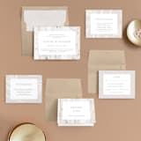 "Winter Birch" - Wedding Invitations in Natural by Melanie Severin - Invitation Suite
